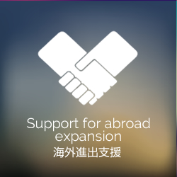 Support for abroad expansion